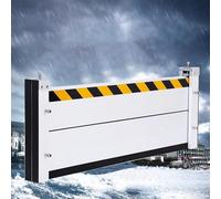 Alluminio Paratie Antiallagamento, Barriera Antiallagamento, Barriera Di Protezione Contro Le Inondazioni Riutilizzabile, per Garage, Metropolitane, Ingressi e Uscite(120x39.4in/305x100cm)