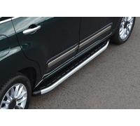 Alluminio Pedane Laterali Barre Predellini Per Fiat 500l (2012