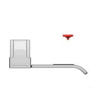 Alluminio per Fuji X-E5 con texture antiscivolo, accessorio leggero per un maggiore controllo e una comoda maneggevolezza, include copertura hot shoe (argento)