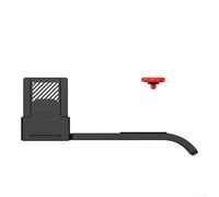 Alluminio per Fuji X-E5 con texture antiscivolo, accessorio leggero per un migliore controllo e una comoda maneggevolezza, include copertura hot shoe (nero)