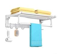 Alluminio per il portasciugamani del bagno con il sistema diretto del supporto della parete per l'esposizione organizzata dell'asciugamano e l'utilità