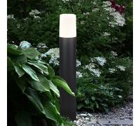 Alluminio Piedistallo Lampada Nero Illuminazione Esterni Cortile Palo Supporto [EEK: Inaditato]