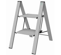 Alluminio Pieghevole 2 Livelli Portatile XL 33x26cm Scala max.150 KG