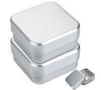 Alluminio Porta Sapone Bagno 2 Pezzi Portasapone da Viaggio Porta Saponetta con Coperchio e Vassoio Raccogli Gocce Impermeabile Portasapone Bagno Portatile Scatola Quadrata per Casa e Viaggi