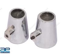 Alluminio Principale Stand Piedi Scarpa Coppia 22MM Compatibile Con Lambretta