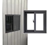 Alluminio resistente che fa scorrere Windows della sostituzione con lo schermo, piccola finestra della tettoia per l'installazione del supporto di vampata del sottotetto del pollaio del seminterrato