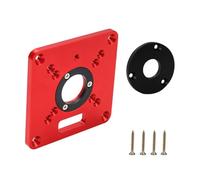 Alluminio Router Tabella Inserto Piastra Taglio Macchina Flipping Board per banchi di lavorazione del legno Router Accessori per piastre da tavolo Accessori per utensili per la lavorazione del legno