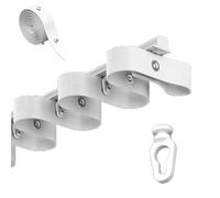 Alluminio S Wave soffitto ain TrackSilent & Smooth scorrevole ain Rod System per divisorio regolabile 1m a 6m (16.1ft)