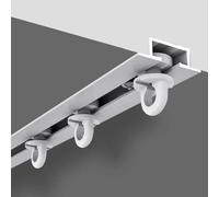 Alluminio Soffitto Montato ain Track System Hidden Bianco ain Rail per i divisori 310 m Lunghezza adiuble Perfetto per la decorazione della casa e lo spazio ment
