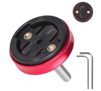 Alluminio Supporto Bicicletta Compatibile con Garmin Edge 530 540 520 510 500 200 130 25 20 840 830 820 810 800 1000 1030 1040 Plus Explore 2 GPS Supporto Manubrio Bici da Corsa per Computer - Rosso