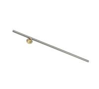 Alluminio T8 Diametro 8mm Asta Trapezoidale Vite Lunghezza 300mm/350mm/400m/500m/600mm con Accessori Dado in Rame Assortimento di dadi in rame