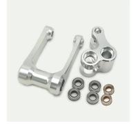 Alluminio Tirare Rod Knuckle con Cuscinetti Argento per Losi 1/4 Promoto MX PM-MX/SM LOS264001