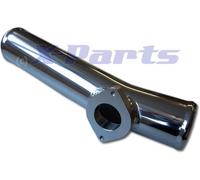Alluminio Tubo 60mm Blow Spento Flangia Leggermente Curvo VW Golf 16 V Turbo