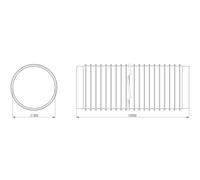 Alluminio Tubo Flessibile 10m Ventilazione Aria Condotto Flessibile Aw