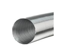 Alluminio Tubo Flessibile 130mm/2.5m Lega Flessibile Aria Condotto Tubo Calore