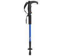 Alluminio Ultra Light 6061 a 3 sezione Escalking Pole regolabile a piedi telescopico a piedi pieghevole bastoncino da camminata portatile 3 sezione manico curvo design