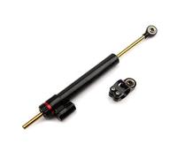 Alluminio Universale Stabilizzatore Ammortizzatore Ammortizzatore Regolabile Per Motocicletta Stabilizzatore Dello Sterzo 252mm 342mm Struttura In Fibra Di Carbonio(Black-342mm)