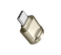 Alluminio USB C Lettore di Schede Supporto TF Tipo di Memoria TF Mobile Per Macchina Fotografica Del Telefono Del Computer Portatile