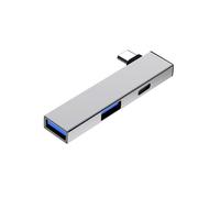 Alluminio USB C Splitter Tipo C A Tipo C E Doppio Hub Porta USB Compatibile Per I Dispositivi Window OS