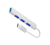 Alluminio USB C/USB Splitter 4 Porte USB Splitter Multiport Esteso 3xUSB2.0+1xUSB3.0 Adattatore Per PC Tastiere Laptop USB C Splitter Per Viaggio