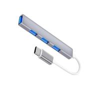 Alluminio USB C/USB Splitter 4 Porte USB Splitter Multiport Esteso 3xUSB2.0+1xUSB3.0 Adattatore Per PC Tastiere Laptop USB C Splitter Per Viaggio