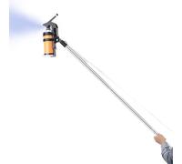 Allungabile Per Pittura | Maniglia A Scatto Regolabile Angolarmente - Attacco Connettore con Bacchetta Telescopica per Verniciatura Recinzioni Rivestimento Soffitti