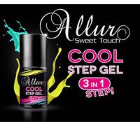 ALLUR GEL 3IN1 ONE STEP BASE/COLORE/FINISH TUTTO IN 1 MADE IN ITALY 3MINUTI PER UNGHIE PERFETTE 30GIORNI