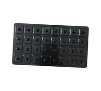 AlluraPet Scavatore per semi, con manico, per piantare semi e bulbi, 32/50 fori, strumento distanziatore per sementi per vaschette da giardino, 32 fori