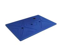 AlluraPet Tavola per ghiaccio portatile, 50 x 32 cm, grande capacità, riutilizzabile, blocco di raffreddamento per barbecue, campeggio, picnic, viaggi