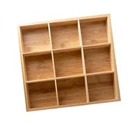 AlluraPet Vassoio da portata in legno con scomparto diviso, 33 x 33 cm