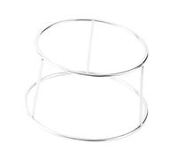 AlluraPet Vassoio per pizza in acciaio inox a due livelli per frutti di mare, vassoio per pizza, vassoio per caffetteria, ristorante, vassoio