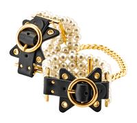 Allure - manette per polso con perline (nero)