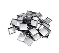 Allwon 56 Pack Padelle metalliche quadrate vuote per ombretto Palette magnetiche per trucco (26 mm)