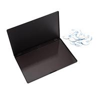 Allwon Palette di trucco per ombretto in plastica magnetica grande vuota con 15 pezzi di adesivi in metallo per tavolozza vuota adesiva per ombretto Rossetto Blush Powder