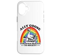 Ally Goose ha certificato la minaccia all'orgoglio LGBT della società Custodia per iPhone 16 Plus