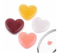 ALLY-MAGIC Ammortizzatori per racchette, simpatici smorzatori di vibrazioni a forma di cuore per racchette da tennis e badminton per forniture da tennis Y8WQPXXJZQ