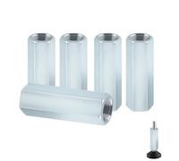 ALLY-MAGIC Dado lungo M10 x 40 mm, dadi di collegamento, dadi di collegamento esagonali, manicotti filettati, manicotti distanziatori, dadi lunghi per elettrodomestici da ufficio, viti di montaggio
