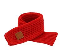 ALLY-MAGIC Sciarpe per Bambini Autunno Inverno Sciarpa a Maglia Calda Colore Solido Collare Scaldacollo Y6-BZWJ, Rosso, Taglia unica