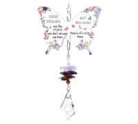 ALLY-MAGIC Y4HDGS, regalo dell'amicizia per donne e ragazze, acchiappasole in cristallo con farfalla, regalo speciale per la mia migliore amica, compleanno, Natale, anniversario, laurea