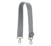 Allzedream - Tracolla morbida e regolabile di ricambio per borsa a tracolla, Grigio, Medium, Design elegante