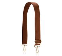 Allzedream - Tracolla morbida e regolabile di ricambio per borsa a tracolla, Marrone, Medium, Design elegante