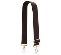 Allzedream - Tracolla morbida e regolabile di ricambio per borsa a tracolla, Marrone scuro, Medium, Design elegante