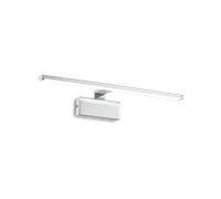 Applique Moderna Alma Metallo Cromo Led 12,5W 3000K Luce Calda
