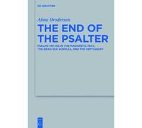 Alma Brodersen The End of the Psalter (Copertina rigida)