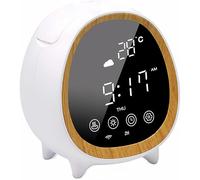 ALMA® Diffusore e Umidificatore Intelligente 3-in-1 con Orologio e Display Meteo - Diffusore di Oli Essenziali da 200 ml, Controllo Vocale, Timer e Luce Notturna per un'Atmosfera Perfetta