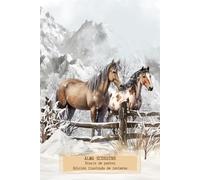 Alma Ecuestre: Diario de Puntos - Edición Ilustrada Invierno: Cuaderno A5 con 120 páginas de puntos guía e ilustraciones ecuestres - Ideal para ... o regalar a los amantes de los caballos