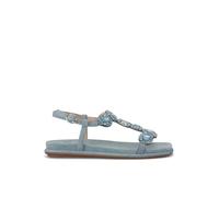 Alma en Pena. Sandali piatti da donna., JEANS, 42 EU