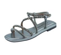 Alma en Pena V240830 Diva Silver Sandali eleganti per Donna con tacco basso e br