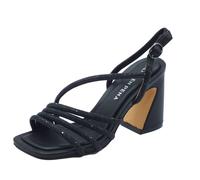 Alma en Pena V262350 Napa Black Sandali per Donna con brillantini neri