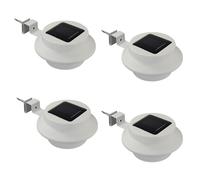Alma Garden 4x Lampada Solare da Grondaia LED Wegeleuchte Bianca Freddo